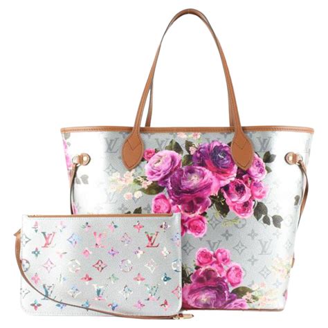 louis vuitton neverfull mm peony monogram|Louis Vuitton empreinte Neverfull.